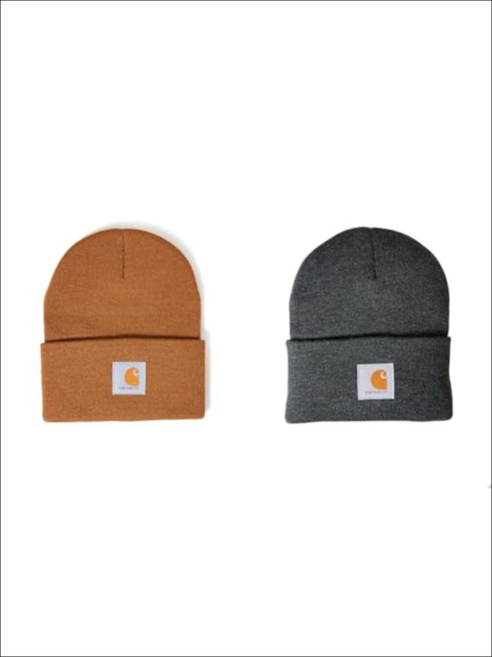 Carhartt Rib-Knit Cuffed Beanie Acrylic Winter Hat Stretchable Men's